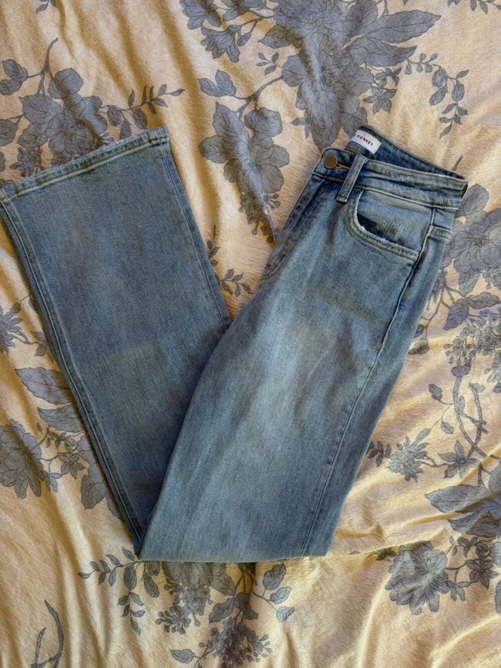 Flying Monkey - 90's Stretch Vintage Flare Jeans - F4426 - Picture 11 of 11